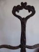 Antique Victorian Cast Iron Umbrella Fireplace Tool Holder Stand - Art Nouveau Hearth Ware photo 2