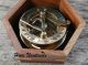 Vintage Brass West London Round Sundial Compass Brass Nautical Sundial Compass Compasses photo 2