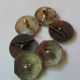 (6) Antique English Edwardian & Other Sterling Silver Guilloche Enamel Buttons Buttons photo 7
