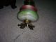 Antique Gone With The Wind Parlor Oil Converted Electric Hurricane Lamp Gwtw Lamps photo 5