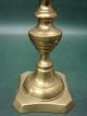 Antique Diamond Beehive Push Up Brass Candlesticks Candle Holders 11 1/2 Metalware photo 3