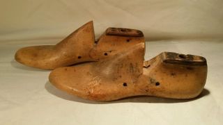 Rare Antique Vintage Wooden Shoe Last Lasts Size 7 1/2 Aa photo