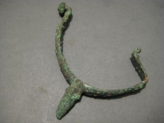 Ancient Roman Bronze Military Cavalry Spur 2nd - 4th C.  Ad photo