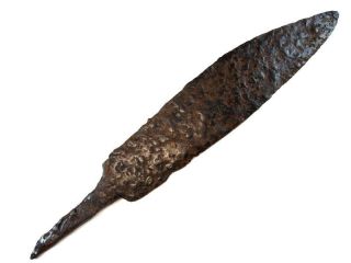 Rare Roman Period Huge Iron Knife - Dagger,  Interesting Style, photo
