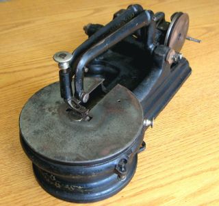 1860 ' S Antique Florence Sewing Machine Co.  Treadle Sewing Machine Head photo
