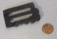 Antique Vtg Czecho Slovakia Jet Black Glass Belt Sash Buckle 1p Carved Roses Buttons photo 1