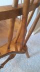Windsor Fiddle Back Arm Chair Nichols & Stone Solid Maple / Color Old Pine Post-1950 photo 5