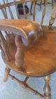 Windsor Fiddle Back Arm Chair Nichols & Stone Solid Maple / Color Old Pine Post-1950 photo 6