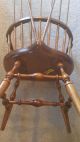 Windsor Fiddle Back Arm Chair Nichols & Stone Solid Maple / Color Old Pine Post-1950 photo 7