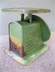 Antique Scale Kitchen American Family,  Old Green & Cream Paint,  25 Lbs Scales photo 2