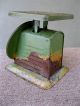 Antique Scale Kitchen American Family,  Old Green & Cream Paint,  25 Lbs Scales photo 3