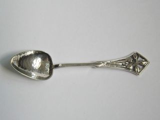 Vintage Early 20th C.  Arts & Crafts Silver Demitasse Spoon - James A Linton photo
