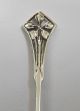 Vintage Early 20th C.  Arts & Crafts Silver Demitasse Spoon - James A Linton Arts & Crafts Movement photo 3