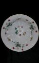 Vintage English Porcelain Pedestal Bowl Strawberries/butterflies Bowls photo 1