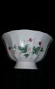 Vintage English Porcelain Pedestal Bowl Strawberries/butterflies Bowls photo 2