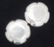 Antique Early 20c Pair Sterling Silver Arts Crafts Hammered Kalo Butter Pats Other Antique Sterling Silver photo 1