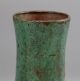Antique Arts & Crafts Sterling Cat - O - Nine Tails On Green Verdigris Copper Vase Arts & Crafts Movement photo 8