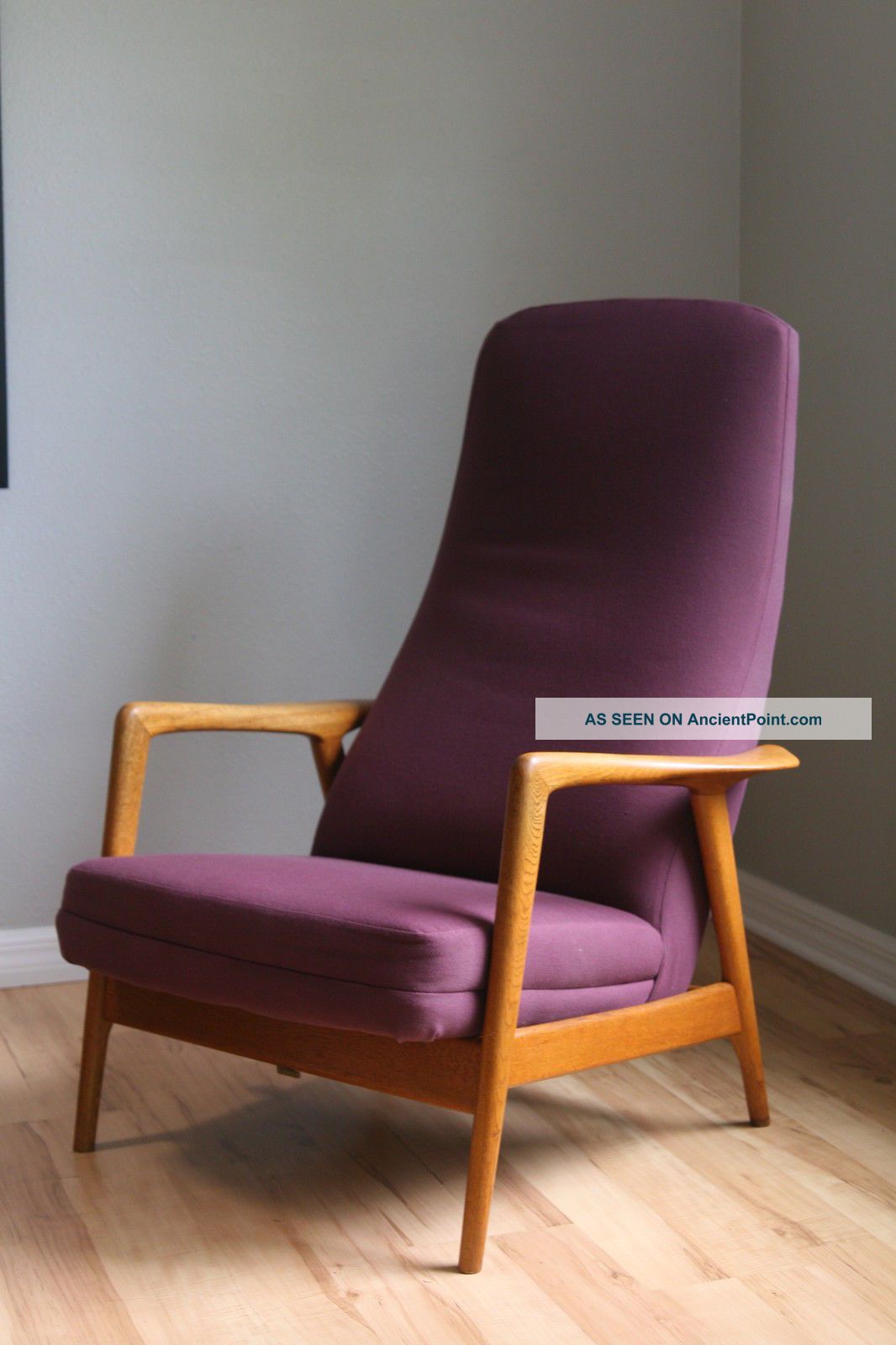 Mid Century Danish Modern Dux Sweden Alf Svensson Recliner Lounge Chair Mid-Century Modernism photo