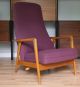 Mid Century Danish Modern Dux Sweden Alf Svensson Recliner Lounge Chair Mid-Century Modernism photo 2