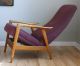 Mid Century Danish Modern Dux Sweden Alf Svensson Recliner Lounge Chair Mid-Century Modernism photo 3
