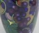 Antique 10in Royal Stanley Ware Jacobean Art Pottery Vase,  Grapes & Vines Arts & Crafts Movement photo 8