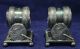 1 Pair Silver Napkin Ring Holders - Meriden B.  Company - Quadruple Plate - 1866, Napkin Rings & Clips photo 2