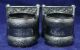 1 Pair Silver Napkin Ring Holders - Meriden B.  Company - Quadruple Plate - 1866, Napkin Rings & Clips photo 3
