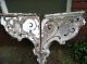 Antique Pair Victorian Corbels Brackets Architectural Salvage Chippy Paint Wood Corbels photo 6