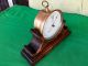 19th Century Negretti & Zambra Barometer English Oak Cradle Barometers photo 5