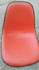 4 Eames Herman Miller Side Shell Fiberglass Chair Orange Red Naugahyde Mid-Century Modernism photo 1