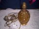 Vintage 1940 \1950 Glass Lamp Base [amber] 20th Century photo 1