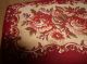 Vintage Carpet Foot Stool Small Footstool 7in Tall 1900-1950 photo 2