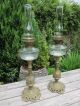 A Lovely Heavy Brass Antique Oil Lamps Lamps photo 1