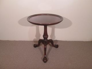 56785 Solid Mahogany Lamp Table Stand photo
