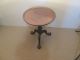 56785 Solid Mahogany Lamp Table Stand 1900-1950 photo 1
