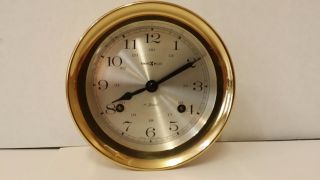 Howard Miller 5 Inch Ships Bell Clock Model 612 - 447 11 Jewels Non photo