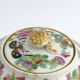 19th Century Chinese Canton Rose Mandarin Porcelain Tea Pot Pots photo 3
