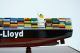 Dallas Express Container Ship With Display Case - Wooden Ship Model Model Ships photo 4