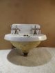 Antique Kohler Cast Iron Porcelain Bathroom Sink Wall Mount Orig Hardware Back Sinks photo 3