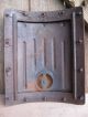 Antique Vintage Cast Iron Wood Coal Stoker Furnace Door Part Salvage Steampunk Stoves photo 4