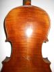 Vintage Old Antique Full Size 2 Pc Curly Maple Back Violin - String photo 1