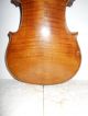 Vintage Old Antique Full Size 2 Pc Curly Maple Back Violin - String photo 2