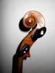 Vintage Old Antique Full Size 2 Pc Curly Maple Back Violin - String photo 4