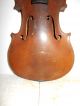 Vintage Old Antique Full Size 2 Pc Curly Maple Back Violin - String photo 8