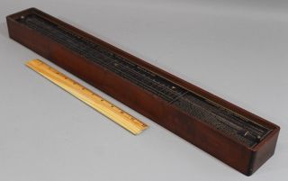 Rare - Antique - Patd - 1863 - Bootmans - Piano - Forte - Tuning - Scale - Single - String - Nr photo