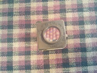 Vintage Brass General Printing Ink Company German Magnifying Reading Glass photo