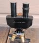 Antique Vintage La Jc Zoological Dept Bausch & Lomb Binocular Brass Microscope Microscopes & Lab Equipment photo 3