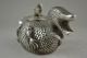 China Collectible Decorate Old Handwork Tibet Silver Carve Fish Lucky Teapot Tea/Coffee Pots & Sets photo 4