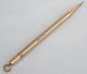 Vintage Cohen & Charles 9ct Gold Engine Turned Propelling Pencil Other Antique Sterling Silver photo 2