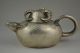 China Collectible Handwork Old Tibet Silver Carve Ox Delicate Teapot Decor Tea/Coffee Pots & Sets photo 2